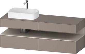 Duravit Qatego Consola Mueble Bajo Lavabo, 2 Extensiones, 2 - Duravit