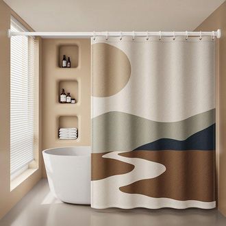 OEM Cortinas De Ducha Para Inodoro, Cortina De Ducha C&aacute;lida, Lonas Gruesas, Cortina De Puerta