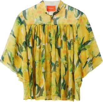 La DoubleJ Blusa con stampa - Giallo