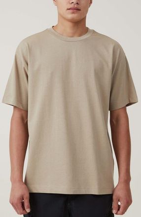 Cotton On Mens Box Fit T-Shirt in Gravel Stone at Nordstrom, Size X-Large