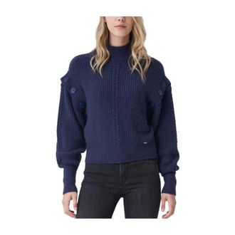 Salsa Coltruien - Dames - Coltruien - Blauw - XS - Truien & Vesten