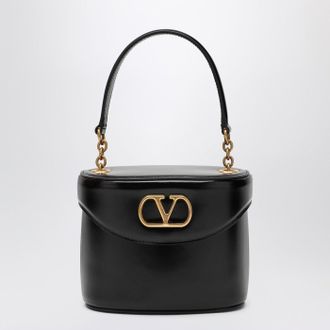 Valentino Garavani Black Leather Vanity Bag