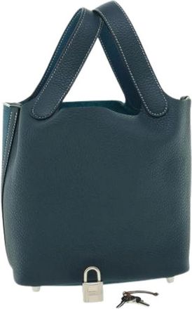 Herm&egrave;s Bolso bombonera Pre-owned - Pre-owned - Mujer - Azul - ONE SIZE