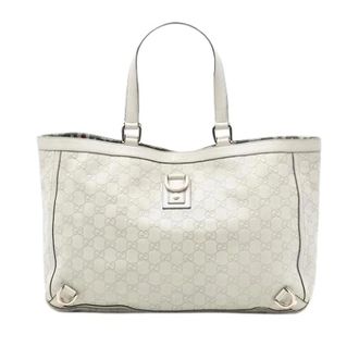 Gucci Pre-owned Tote Bags, female, White, Size: ONE SIZE Pre-owned The Abbey Tote