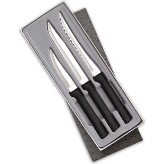 Rada 3 Piece Cooking Essentials Knife Set with Gift Box in Black at Nordstrom