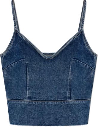 AllSaints Mujer, Camisetas, Azul, Talla: 2XS