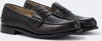 Prada Leather penny loafers