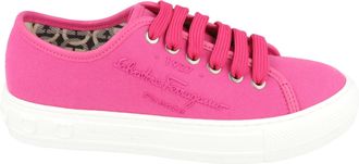 Ferragamo Mediterranean Low-Top Sneakers
