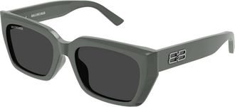 Balenciaga Grey Zonnebrillen Bb 0272Sa - unisex - Zonnebrillen - Grijs - 54 MM - Accessoires