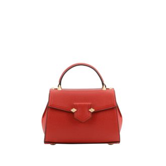 Pourchet Dames, Tassen, Rood, Maat: ONE Size Leer