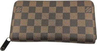 Louis Vuitton Pre-owned Vintage Canvas Portemonnee - unisex - Vintage Accessoires - Bruin - ONE Size - Vintage