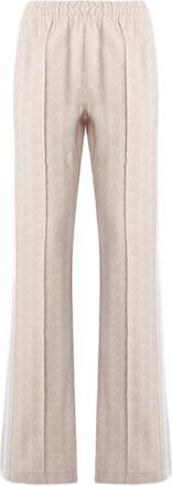Lacoste Relaxed Fit Tonal Patterns Side Stripes Straight-Leg Pants