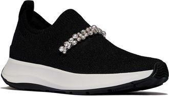 FitFlop F Mode Flow Pearls Sneakers in Black at Nordstrom, Size 8.5