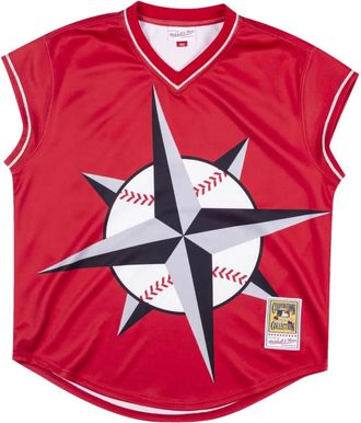 Mitchell & Ness Maglia ufficiale MLB Seattle Mariners 99 Ken Griffey Jr. - Rosso