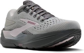Brooks Ghost Max 3 Running Shoe in Harbor Mist/Poppy Seed/Pink at Nordstrom, Size 10.5