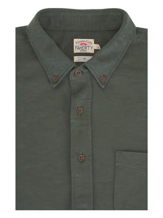 Faherty Camicia Coastline - Verde