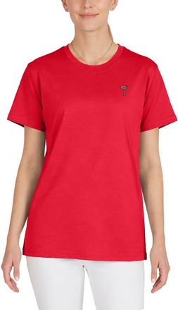 Dalix Womens Coffee Martini Jersey Relaxed Tee in Red at Nordstrom, Size Small