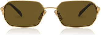 Prada PR A51S 15N01T Womens Sunglasses Gold Size 58