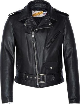 Schott NYC Schott Nyc, Heren, Jassen, Zwart, Maat: 4XS Leer