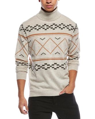 Brodie Fairisle Wool & Cashmere-Blend Turtleneck Sweater