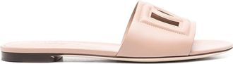 Dolce & Gabbana logo flat sandals