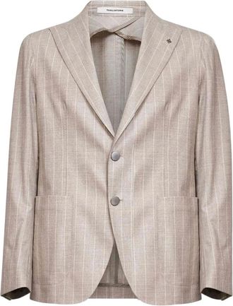 Tagliatore Blazer met krijtstreep - Beige