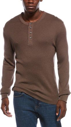 SIMKHAI Simkhai Hezekiah Silk & Cashmere-Blend Henley Shirt