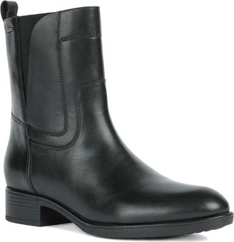 Geox Leren jas - Zwart