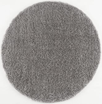 Sanat Hali Hochflor-Teppich »Porto« rund 45 mm Höhe Wohnzimmer, Langflor, Shaggy Teppich