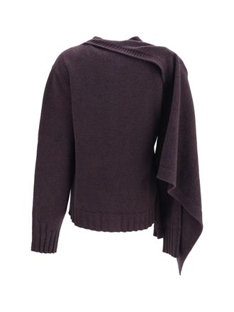 The Attico Womens Crewneck Cardigan 594 Sweater