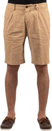 Hindustrie Ischia Chino Shorts - Heren - Korte Broeken - Bruin - S - Katoen - Korte Broeken