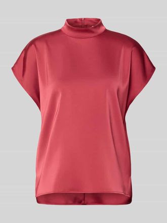 Jake*s Blusenshirt mit Stehkragen in Rot, Gr&ouml;&szlig;e 32