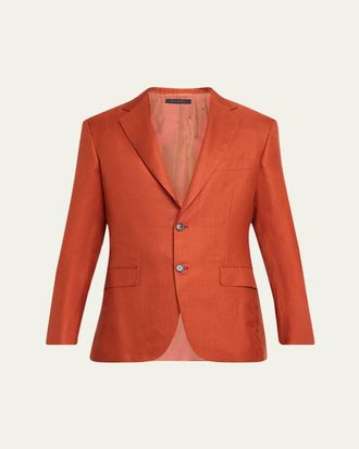 Brioni Mens Plume Single-Breasted Blazer