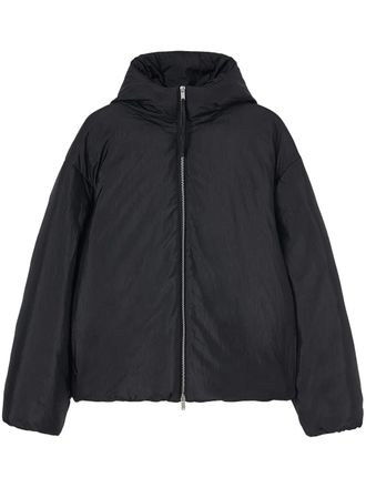 Jil Sander hooded jacket - Black