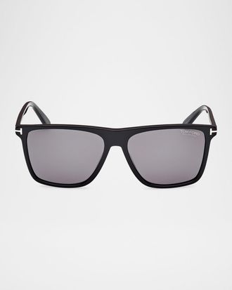 Tom Ford Men & apos;s Fletcher Acetate Square Sunglasses