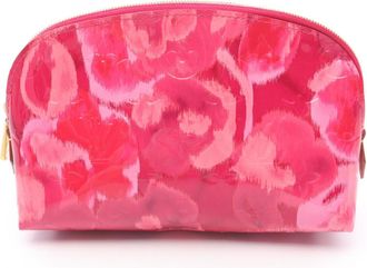 Louis Vuitton Pink Leather Pvc Pouch (Pre-Owned)