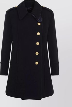 Tom Ford wool jacket with central vent and button-tabs