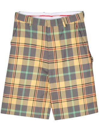 Charles Jeffrey Loverboy Glasgow cotton shorts - Green