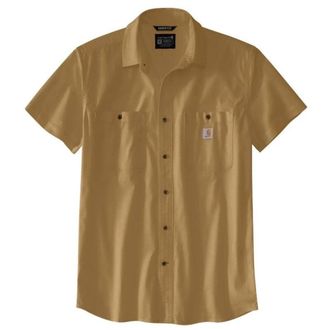 Carhartt Work in Progress Rugged Flex Shirt Mens Shaded Beach Relaxed Fit Button Front JAX162