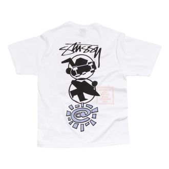 St&uuml;ssy x Always Do What You Should Do Stack T-Shirt White 3904049-WHIT