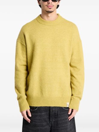 Calvin Klein Jeans long-sleeve jumper - men - Polyester/Elastane/Wool/Alpaca Wool - S - Green
