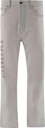 Amiri Jeans con stampa logo - Blu