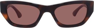 Gucci Brown Cat Eye Ladies Sunglasses GG2116S 002 52