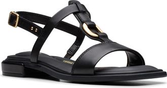 Clarks Ariany Slingback Sandal in Black Leather at Nordstrom Rack, Size 6.5