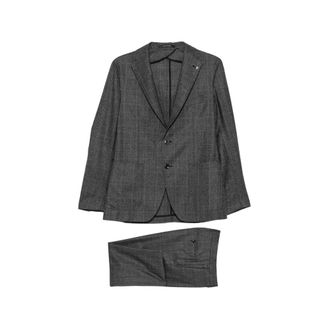 Tagliatore Check-pattern Single-breasted Suit