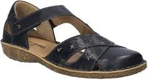 Josef Seibel Rosalie Flat Sandal in Black at Nordstrom Rack, Size 6-6.5Us / 37Eu