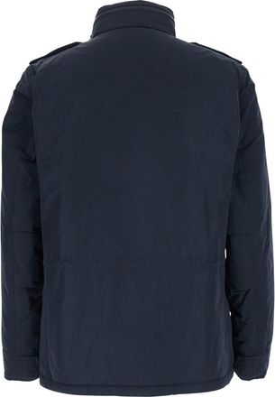 Aspesi Mens Jacket Blue Tech Fabric Polyester Coat
