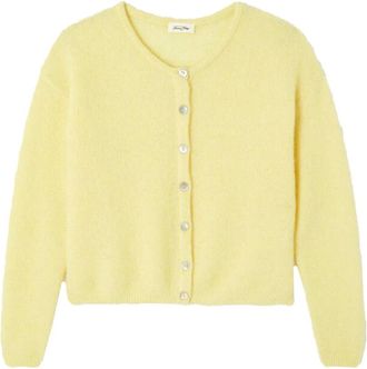 American Vintage Dames, Truien, Geel, Maat: S Wol