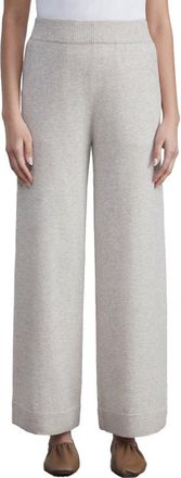 Lafayette 148 New York Pull On Wool & Cashmere-Blend Wide Leg Pant