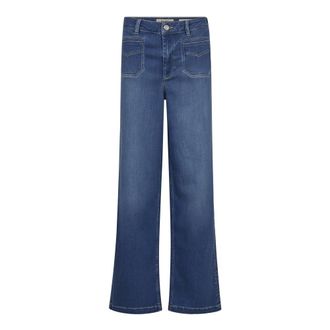 Mos Mosh MMColette Deluxe Jeans - female - MOS MOSH - Wide Jeans - Blue - W28 - Jeans